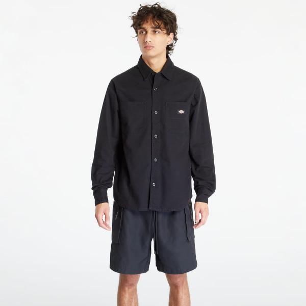 Pánská košile Dickies Duck Canvas Shirt Stone Washed Black