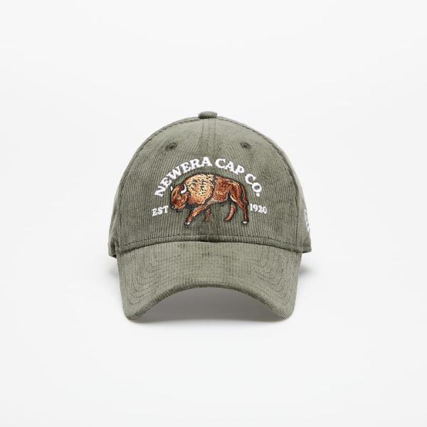Kšiltovka New Era Cord 9Forty Adjustable Cap New Olive/ Nfl Brown Suede