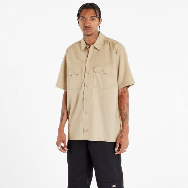 Košile Dickies Work Shirt Ss Rec Khaki S