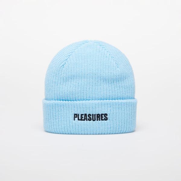 PLEASURES Everyday Beanie Light Blue