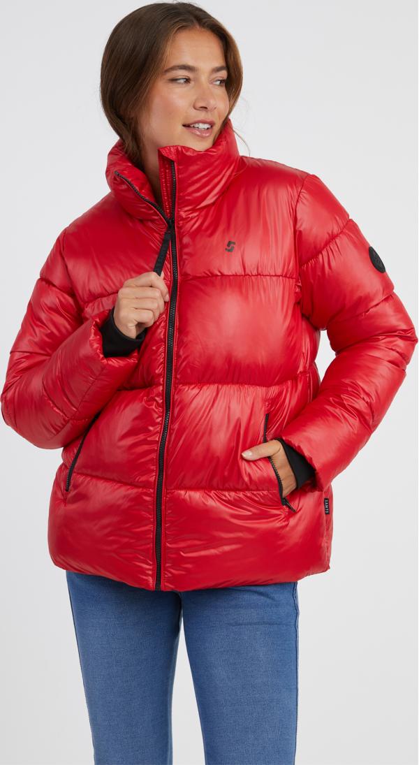 SAM 73 Dámská bunda oversize JAMIE Červená