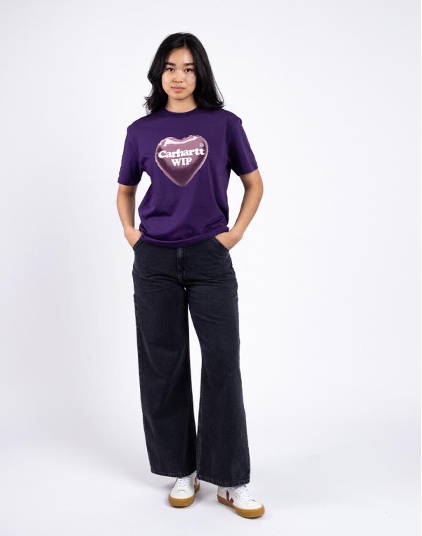 Tričko Carhartt WIP W' S/S Heart Balloon T-Shirt Cassis
