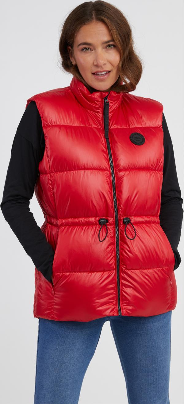 SAM 73 Dámská vesta oversize CHARLOTTE Červená