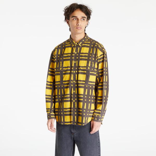 Košile Levi's ® Skate L/S Woven Torn Plaid Yellow XS