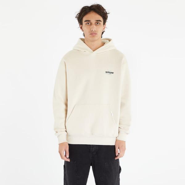 Mikina Sixth June Puff Hoodie Thunder Print Beige S