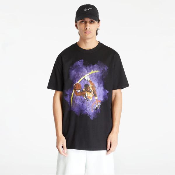 Tričko Urban Classics Basketball Clouds 2.0 Oversize Tee Black M