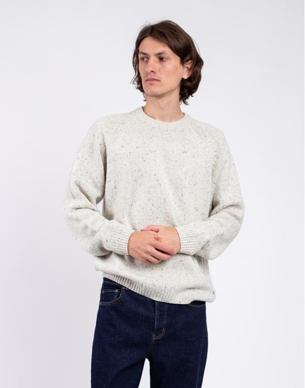 Carhartt WIP Anglistic Sweater Speckled Salt S
