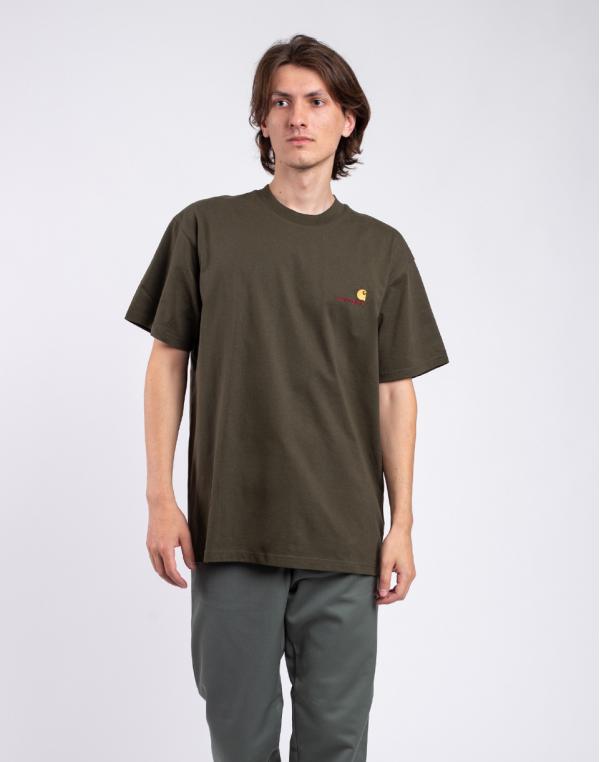 Tričko Carhartt WIP S/S American Script T-Shirt Plant
