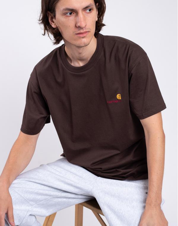 Tričko Carhartt WIP S/S American Script T-Shirt Buckeye