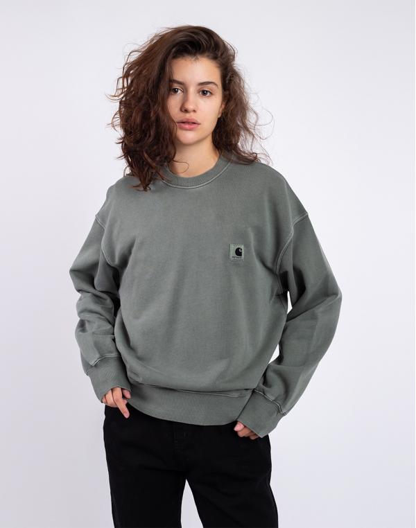 Carhartt WIP W' Nelson Sweat Smoke Green M