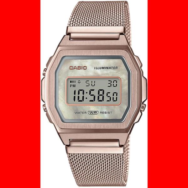Hodinky Casio A1000MCG-9EF růžově zlaté
