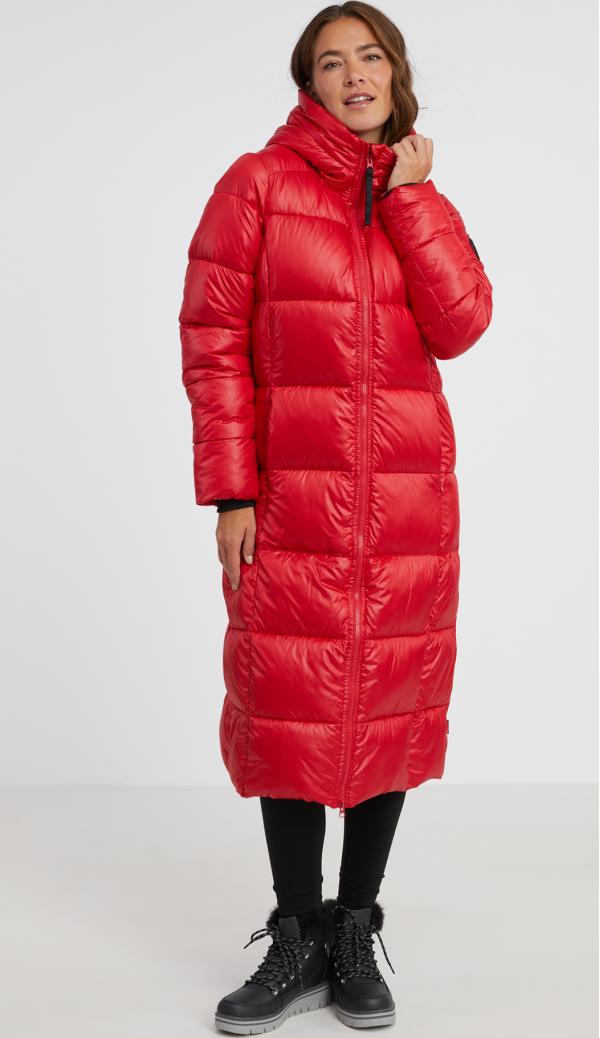 SAM 73 Dámský kabát oversize ANNA Červená 2XL