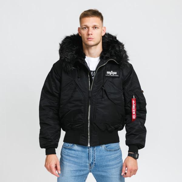 Bunda Alpha Industries 45P Hooded Custom Black L