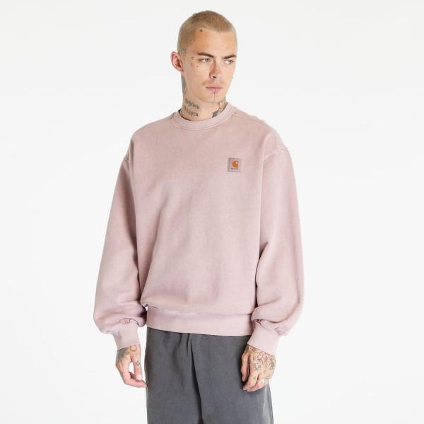 Mikina Carhartt WIP Vista Sweat Glassy Pink Garment Dyed M
