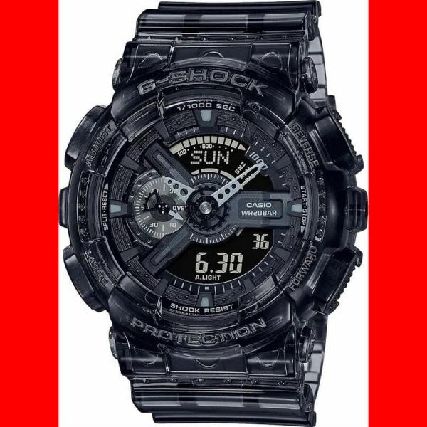 Hodinky Casio G-Shock GA 110SKE-8AER černé průhledné