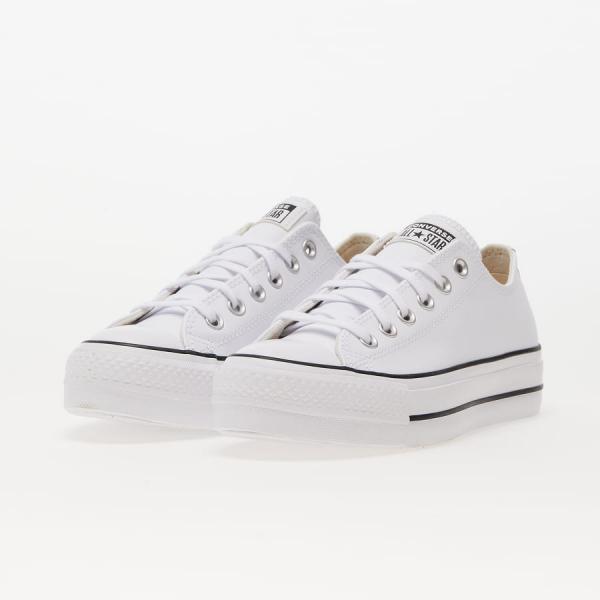 Converse Chuck Taylor All Star Lift Platform Leather White/ Black/ White