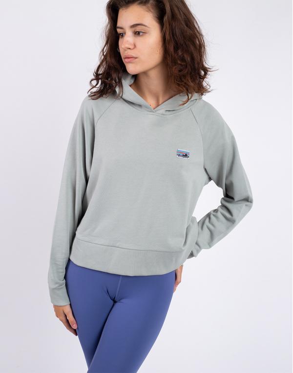 Patagonia W's Regenerative Organic Certified Cotton Essential Hoody Sleet Green XS
