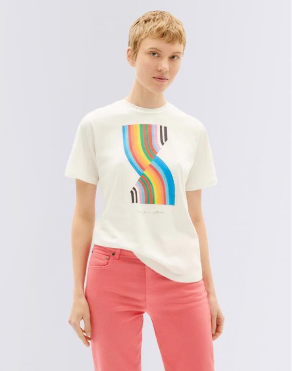 Tričko Thinking MU Amber Juno T-Shirt SNOW WHITE