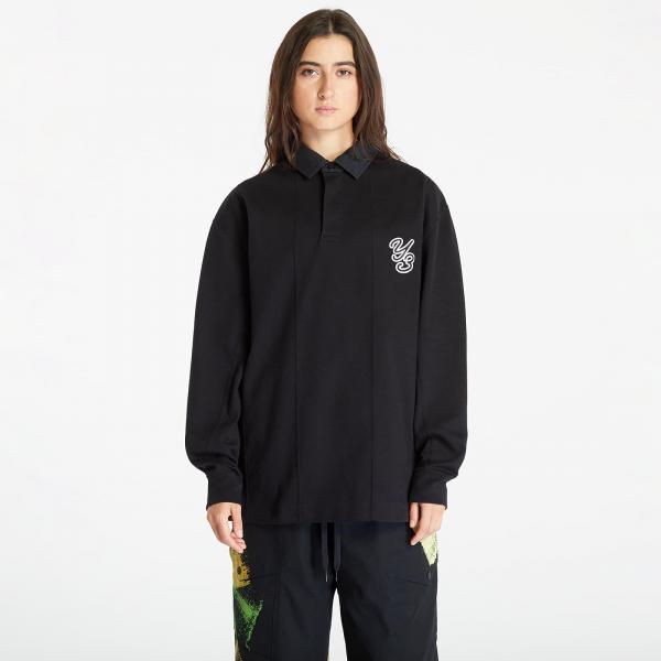 Y-3 Long Sleeve Rugby Shirt UNISEX Black
