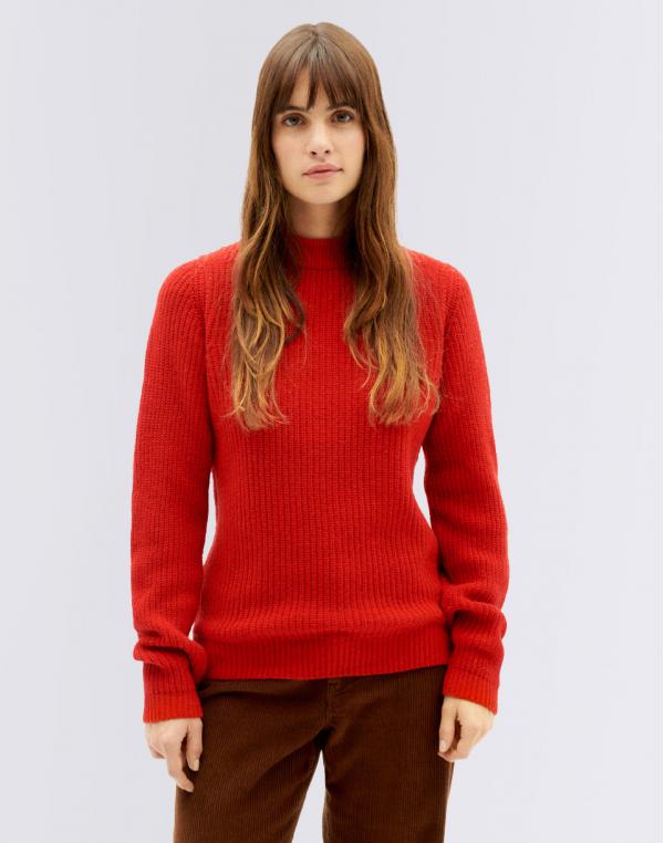 Thinking MU Red Hera Knitted Sweater RED XS
