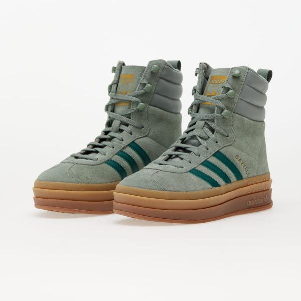Tenisky adidas Originals Gazelle Boot W Silver Green/ Collegiate Green/ Gold Metallic EUR 40