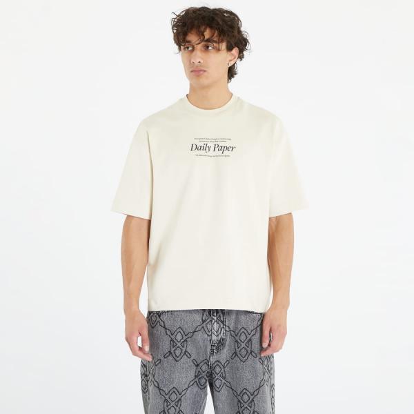 Tričko Daily Paper Rosie Short Sleeve T-Shirt Birch White XS