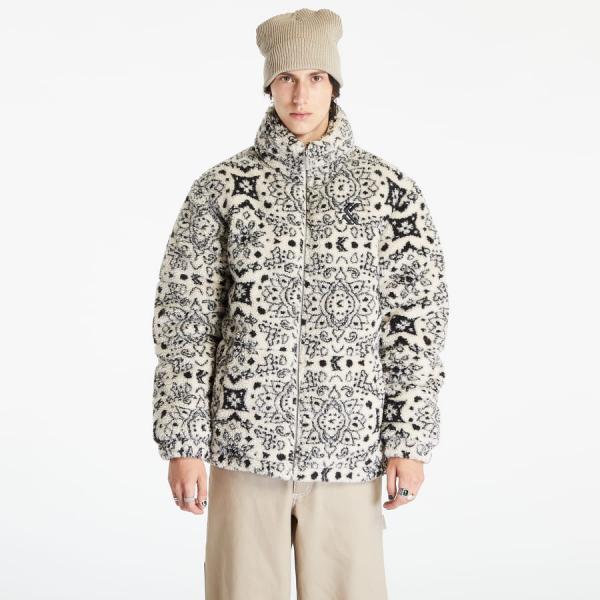 Bunda Karl Kani Og Paisley Teddy Puffer Jacket Off White/ Black XL