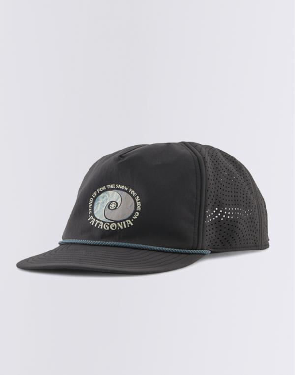 Patagonia Snowfarer Cap Snowstitcher Drift: Ink Black