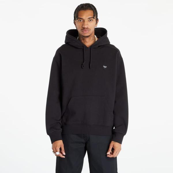 Mikina Carhartt WIP Hooded Heart Patch Sweat Black