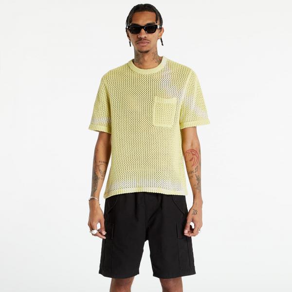 Stüssy O'Dyed Mesh Crew UNISEX Tie Dye Yellow