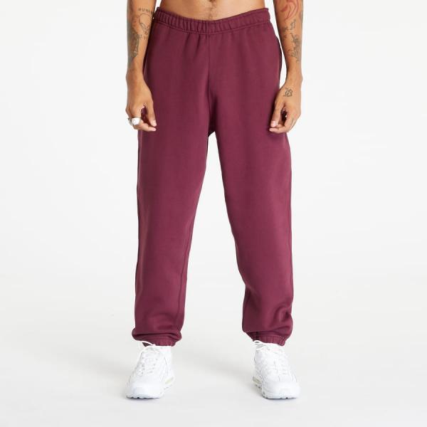Tepláky Nike Solo Swoosh Men's Fleece Pants Night Maroon/ White L
