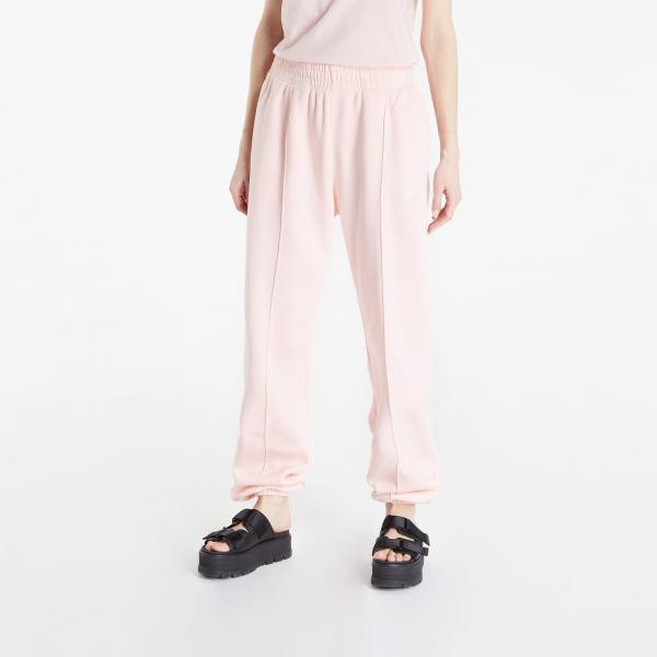 Tepláky Nike NSW Essential Clctn Fleece Medium-Rise Pants Atmosphere/ White L
