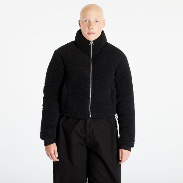 Bunda Urban Classics Ladies Boxy Sherpa Puffer Jacket Black S