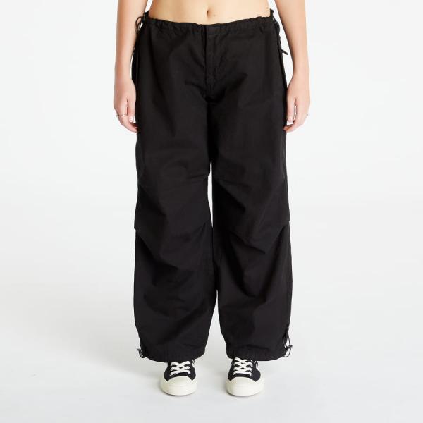 Kalhoty Urban Classics Ladies Cotton Parachute Pants Black XS
