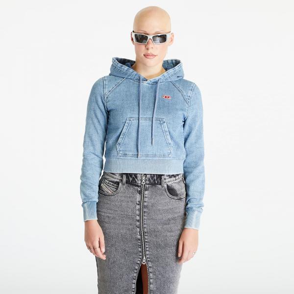 Mikina Diesel D-Angy-Hood-Ne Sweatshirt Blue M