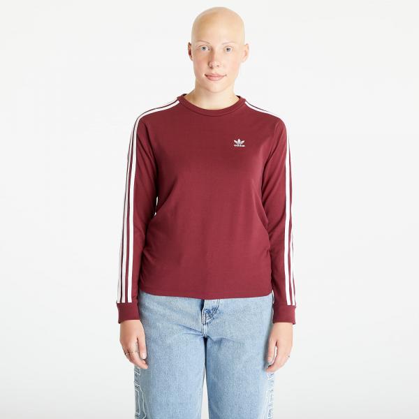 Tričko adidas 3 Stripes Long Sleeve T-Shirt Shared XS