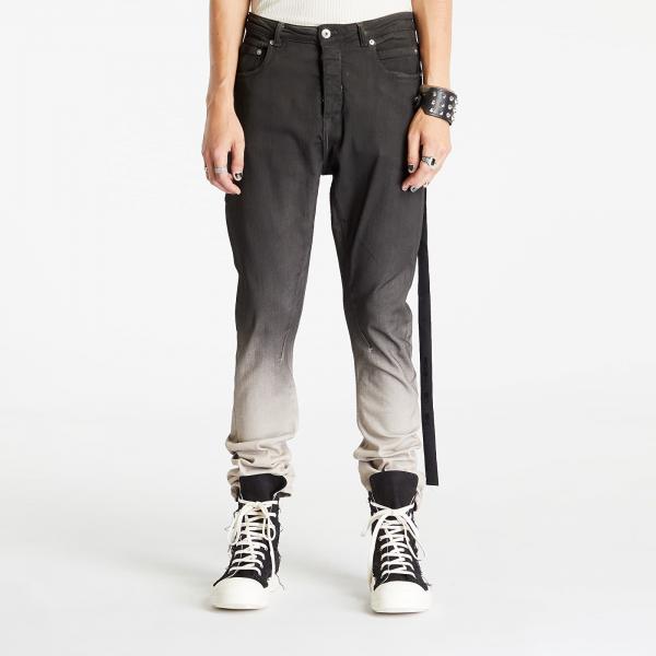 Džíny Rick Owens Detroit Cut Jeans Black Pearl Degrade 33