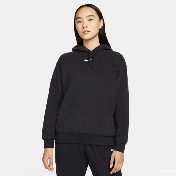 Nike NSW Essentials Women's Plush Hoodie Black/ White
