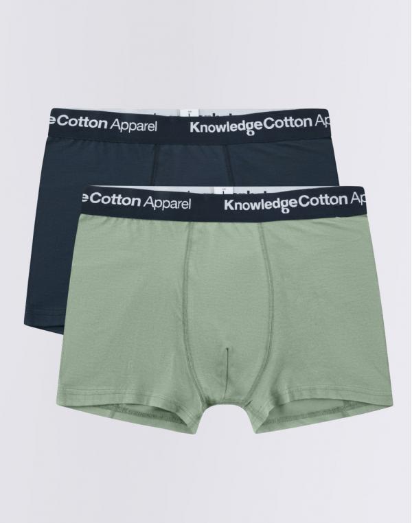 Knowledge Cotton 2-Pack Underwear 1100 Lily Pad S