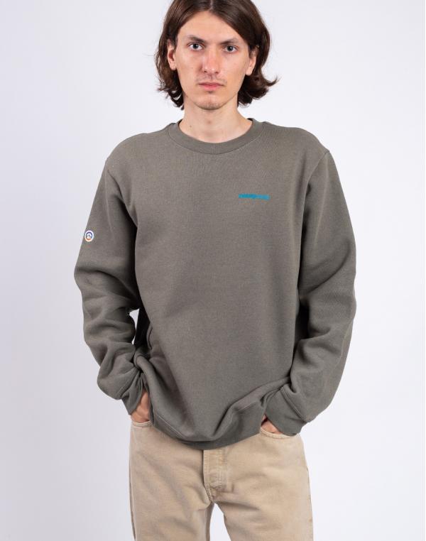 Patagonia Fitz Roy Icon Uprisal Crew Sweatshirt Sleet Green S