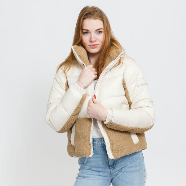 Columbia Leadbetter Point™ Sherpa Hybrid Puffer Jacket Chalk Beach