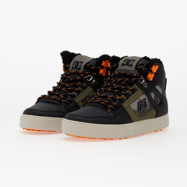 Tenisky DC Pure High-Top Wc Wnt Black/ Green Print EUR 44.5