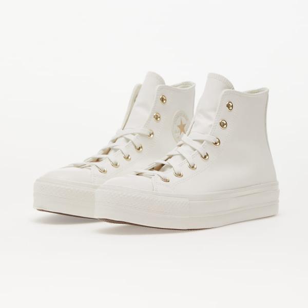 Tenisky Converse Chuck Taylor All Star Lift Platform Mono White Vintage White/ Egret/ Gold EUR 36