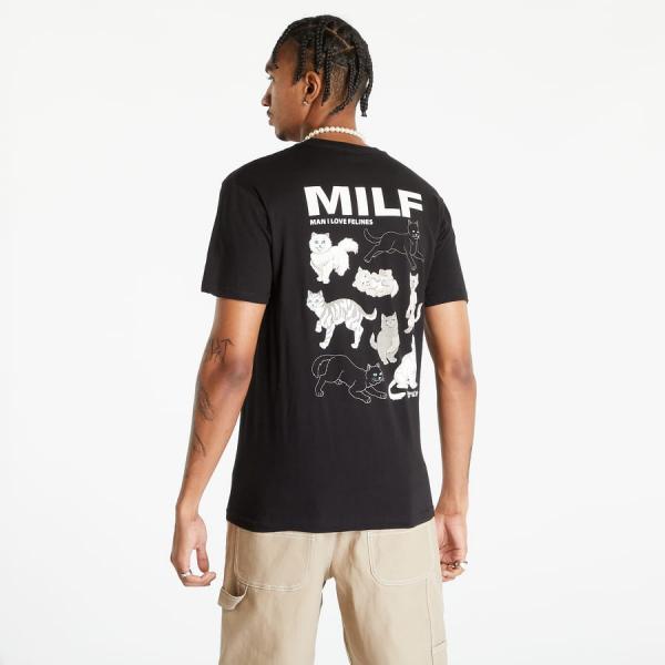 RIPNDIP Man I Love Felines Tee Black