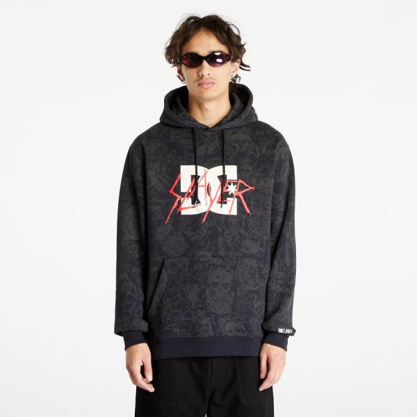 DC x Slayer Pullover Hoodie Pirate Black