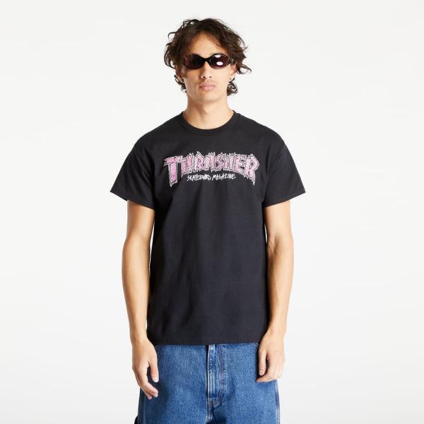 Tričko Thrasher Brick T-shirt Black S