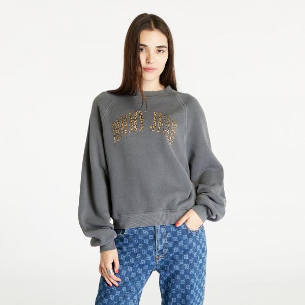 Mikina Tommy Jeans Relaxed Fit Leo Print Crewneck Gray L