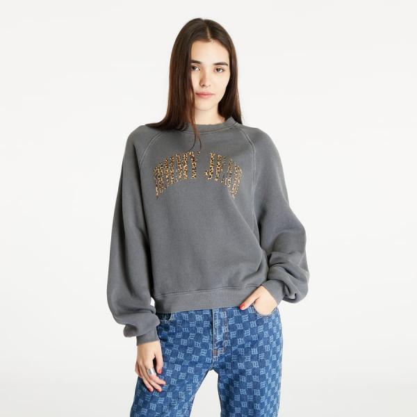 Mikina Tommy Jeans Relaxed Fit Leo Print Crewneck Gray L