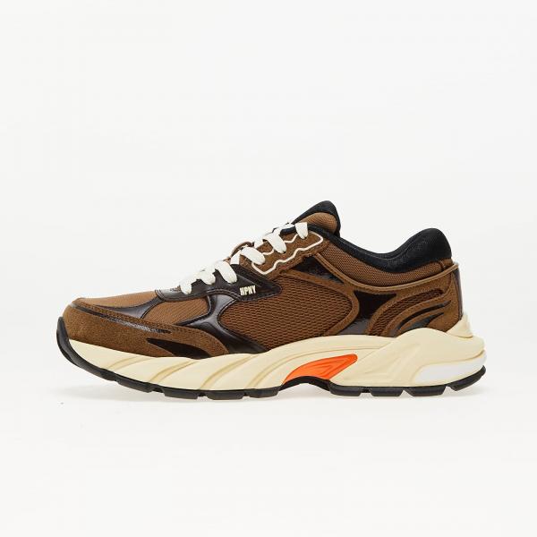 Tenisky HERON PRESTON Block Stepper Suede Brown Brown EUR 39