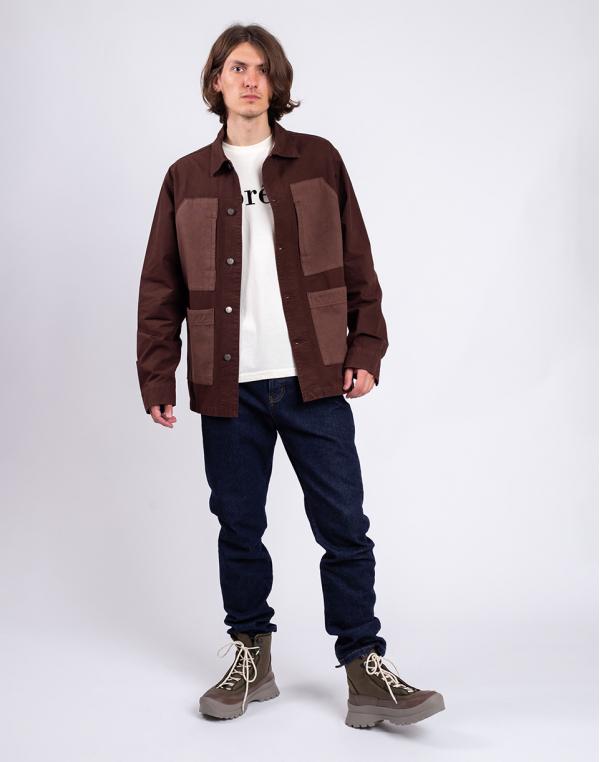 Forét Amble Overshirt BROWN S